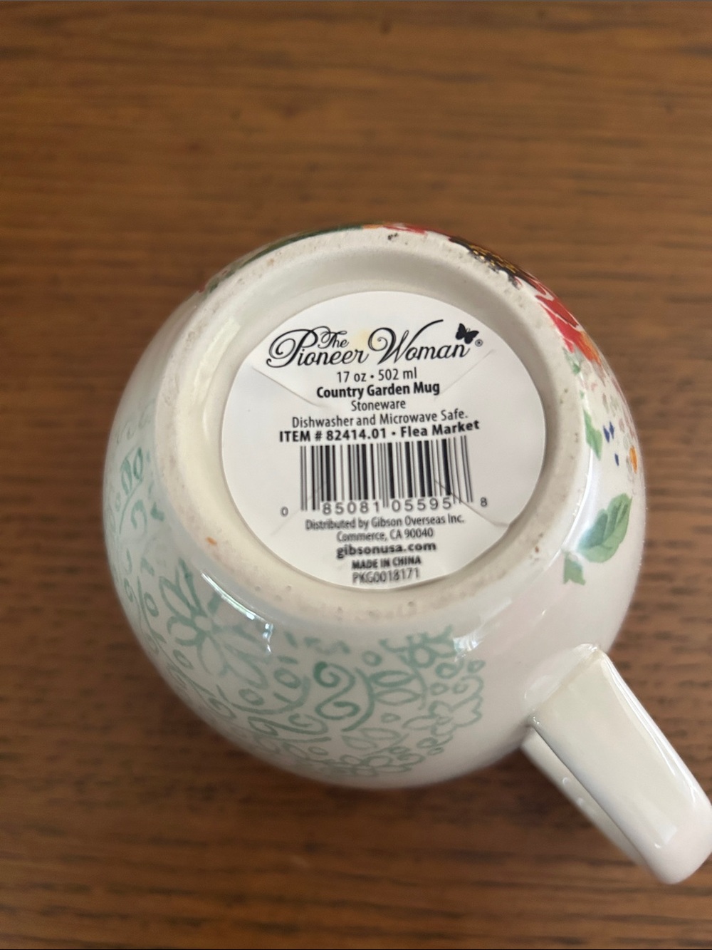 The Pioneer Woman country garden mug - Picture 6 of 6